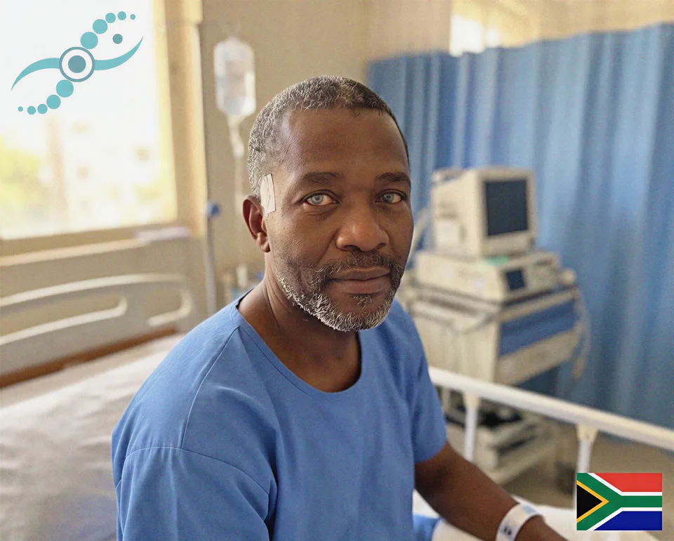 Sipho M. · Cape Town, South Africa - Stem Cell Treatment for Optic Nerve Atrophy & Retinal Support in India